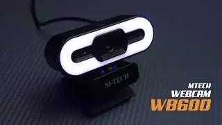 Mtech WB600 Webcam with LED Ring Light