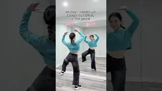Meovv-hands up #kpopdancetutorial #kpop #dancetutorial 0.75x speed #meovv #handsup
