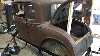 1931 Ford Model A Coupe Hot Rod Build Update @SCNCustoms