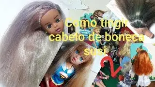 Como tingir o cabelo das bonecas Susi (parte 2) by Coraline Dolls