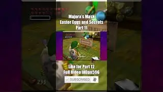 Majoras Mask Easter Eggs and Secrets part 11 #zelda #nintendo #majorasmask