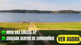 Linda Chácara com Vista e Acesso a Represa - Mogi das Cruzes-SP - Aceita Veículos como parte - VER! 