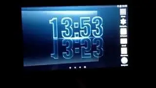 Stylish Digital Clock Live Wallpaper for Android
