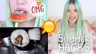Die genialsten SOMMER HACKS • DIY 's | mega easy ♡ BibisBeautyPalace
