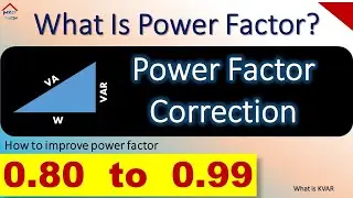 How to improve Power factor | what is Power Factor |Power factor correction | what is reactive power