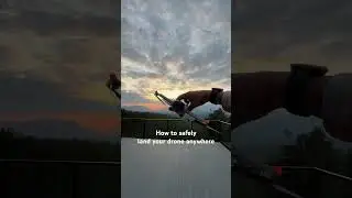 How To Safely Land Your Drone Anywhere #drone #landing #catch #filmmaking #tips