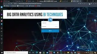 Big Data Analytics using Business Intelligent Techniques(Backend+Frontend)