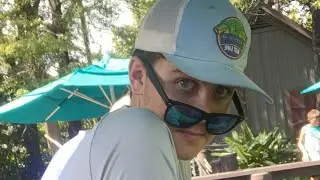 Live fishing at Disney
