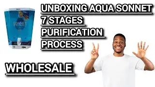 Unboxing Aqua Sonnet ro system with advancement of 7 stage purification process 11liter storage tank