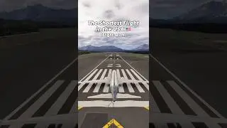 The Shortest Flight in the USA 🇺🇸 #aviation #aviationlovers #shorts #flight #travel
