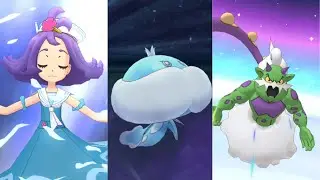 Summer Acerola & Jellicent ♂️ solos Tornadus LA VH [Pokemon Masters EX]