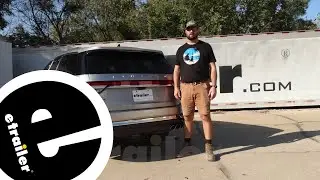 Installing the etrailer Trailer Hitch Receiver on a 2023 Lincoln Aviator