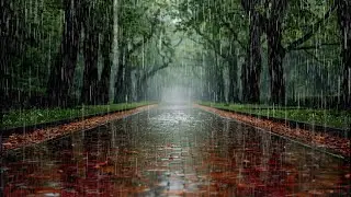 Peaceful Rain Sounds for Deep Restful Sleep 🌧️ Natural Rain for Insomnia & Stress Relief