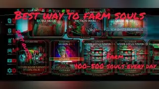 Best way to farm souls|| How to far souls easily in mortal kombat mobile || best quests