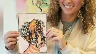 Tangled Twists: Mindful Neurographic & Zentangle art on African Shapes | Chingford Mount BHM 2025