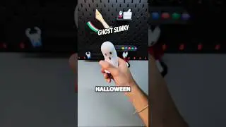 3D Printed Halloween Ghost Slinky