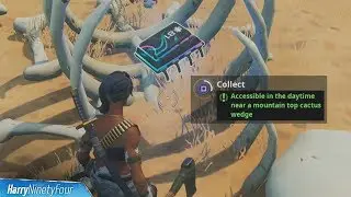 Fortbyte #81: Accessible in the Daytime Near a Mountain Top Cactus Wedge Location - Fortnite