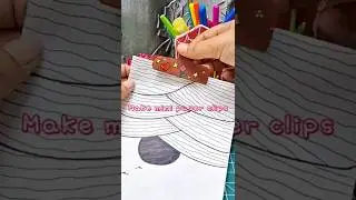 Mini Paper Clips | #diy #shorts #youtubeshorts #craft