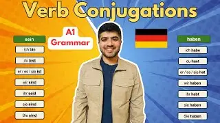 Verb Conjugations in German for haben & sein I German Basics I German A1