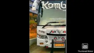 How to draw komban bus |  Kerala tourist bus  |  Tech 4  make