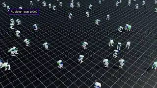[IsaacLab] Training Disney's BD-1 Robot with RL for Velocity Command Tracking
