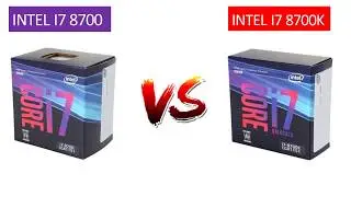 i7 8700k vs i7 8700 - GTX 1080 TI - New Games Benchmarks Comparison