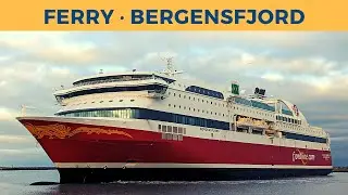 Arrival of ferry BERGENSFJORD, Hirtshals (Fjord Line)