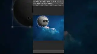 photoshop cc ทำพระจันทร์ 3D ง่ายๆ 3D moon