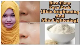 rice flour scrub #inhance beauty# glowing skin#7dayschallange