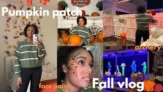 FALL VLOG IN NYC 🎃 | Pumpkin patch: face painting, archery & more