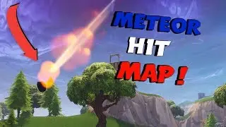Meteor Hits Map In Fortnite Battle Royale! (Highlight Moment)