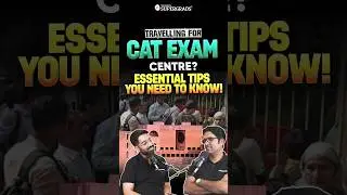 CAT Aspirants: Essential Travel Tips for Centres Outside Your City! 🚗✈️ | #shorts