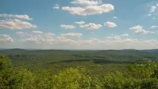 Panoramic Time-lapse of Wildcat Ridge Hawk Watch in Rockaway Township New Jersey