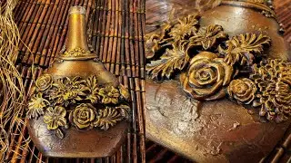Upcycle Bottle Idea, Decoration of Glass Bottle