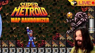 Bearded Mega Man / Super Metroid Map Rando Hard/Tricky