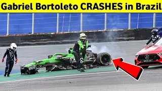 Gabriel Bortoleto CRASHES in Brazil Sprint Race, F1 S&atilde;o Paulo GP 2025 Highlights Today