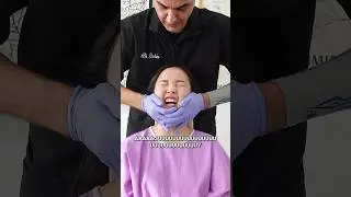 Best Reaction to TMJ Jaw Adjustment @DrRahim  #shorts