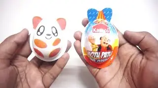 Motu Patlu Ka Anda Candy VS Panda Surprise Egg Toys