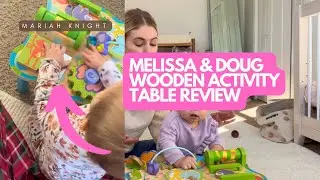 Mom reviews Melissa & Doug Wooden Jungle Activity Table - is it worth the price?!