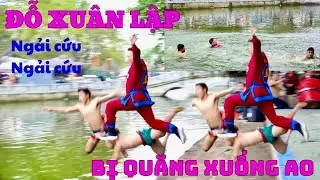 Quăng Đỗ Xuân Lập XUỐNG AO đình Đồng Kỵ Đào Hồng Thái chịu chung số phận, Mens wrestling.