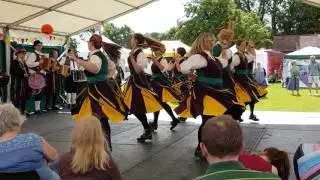 Belle d'Vain dancing Colne at Warwick Folk Festival 2017