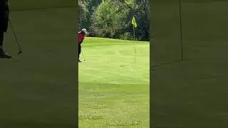 So proud of my son, par on the hardest hole at Whitney Oaks