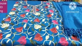 Woolen pashmina suits with shawls premium quality ll free shipping 