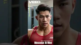 world of elegance, strength, and determination as our muscular and handsome AI men #aimen #model