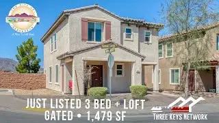 🏡 For Sale In Henderson, NV | 3 Bed + Loft! Gated W/ Community Swimming Pool Located On Corner Lot