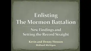 Enlisting the Mormon Battalion