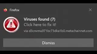 🦠 Viruses found Click here to fix it browser virus popup