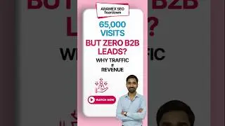 Why 65,000 Visitors = Zero Leads? | Logistics SEO, B2B Marketing, Lead Generation, UAE SEO