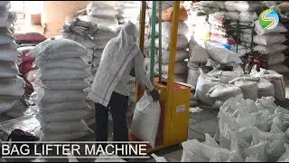 Bag Lifting Machine by SHAKTI CONVEYORS(7558246421)