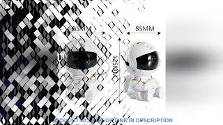 2022 Remote Control Atmosphere Light Robot 360&deg; Rotating Night Light Stepless Dimming Projector Nigh